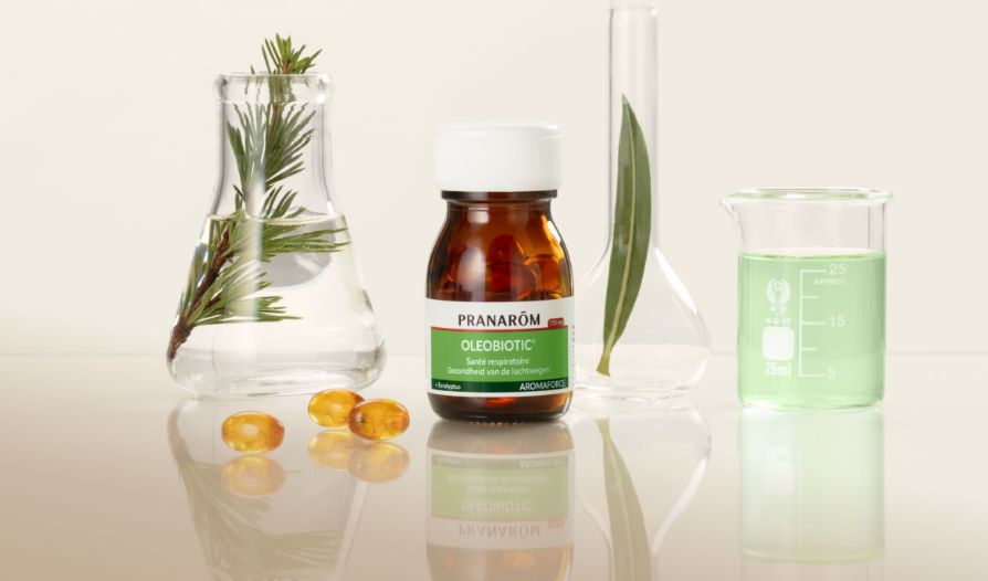 Capsules aux huiles essentielles de la marque Pranarom pour la santé respiratoire.