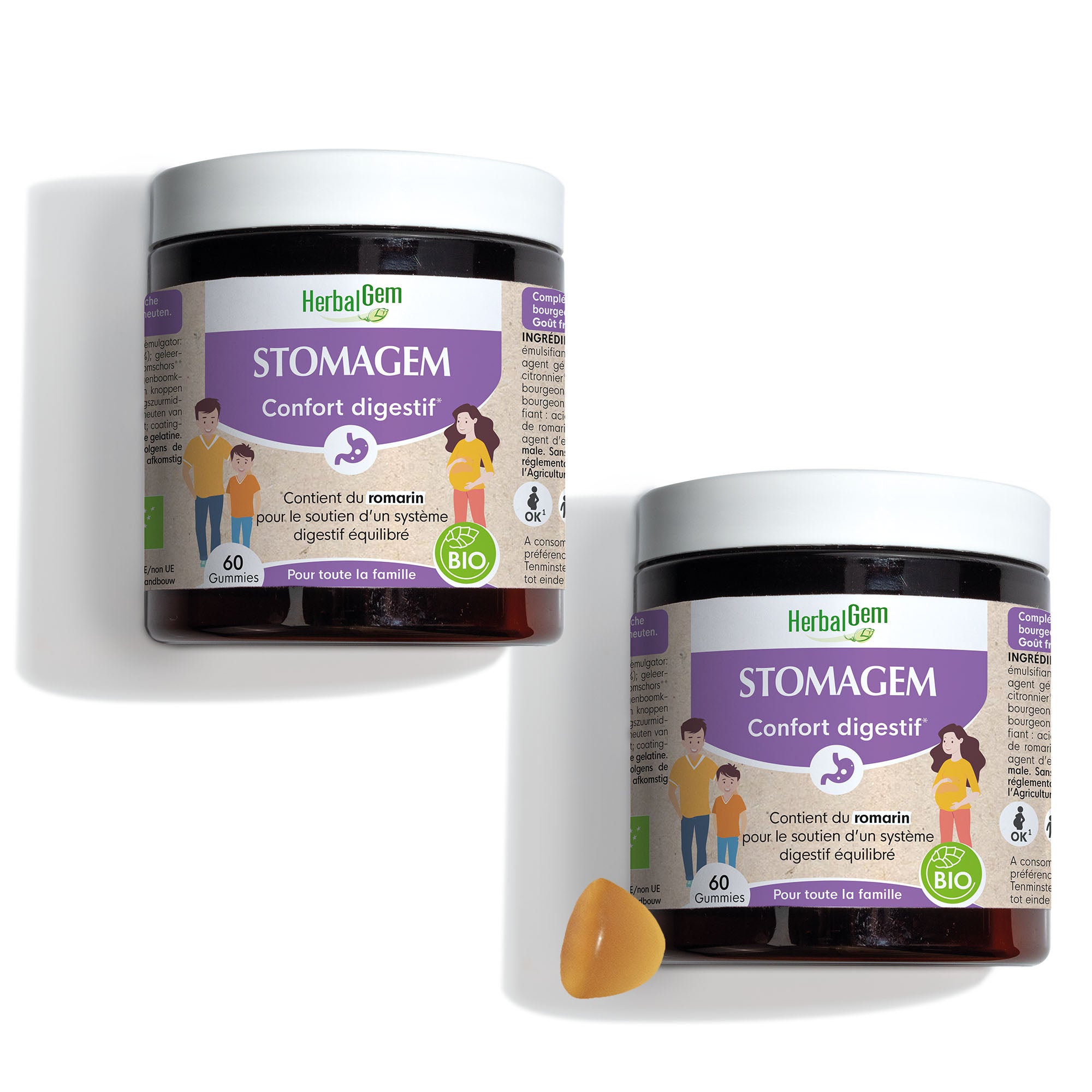 Duo pack gummies StomaGem