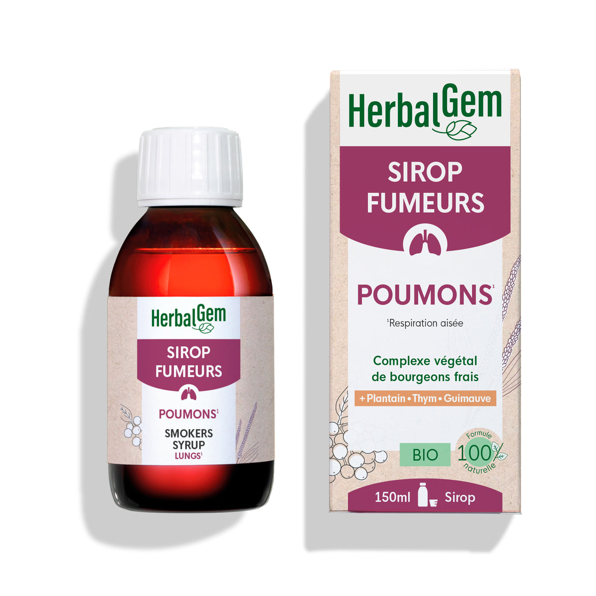 Sirop Fumeurs - 150 ml Bio | Herbalgem Sirop Fumeurs - 150 ml Bio | Herbalgem
