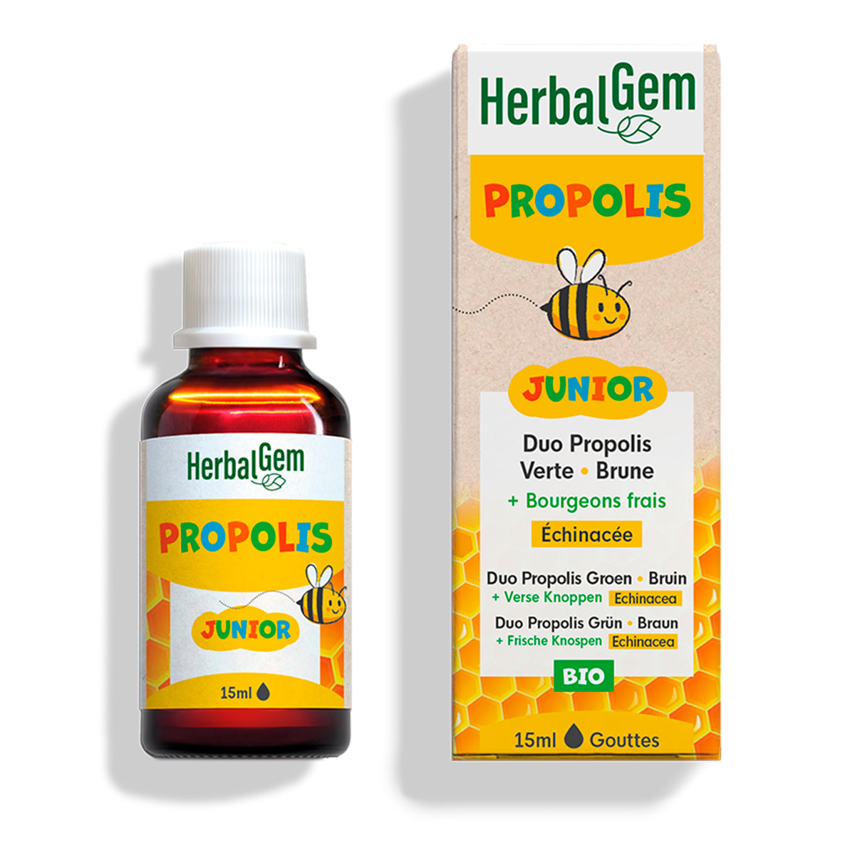 Propolis Junior Gouttes Immunit - 15 ml Bio | Herbalgem