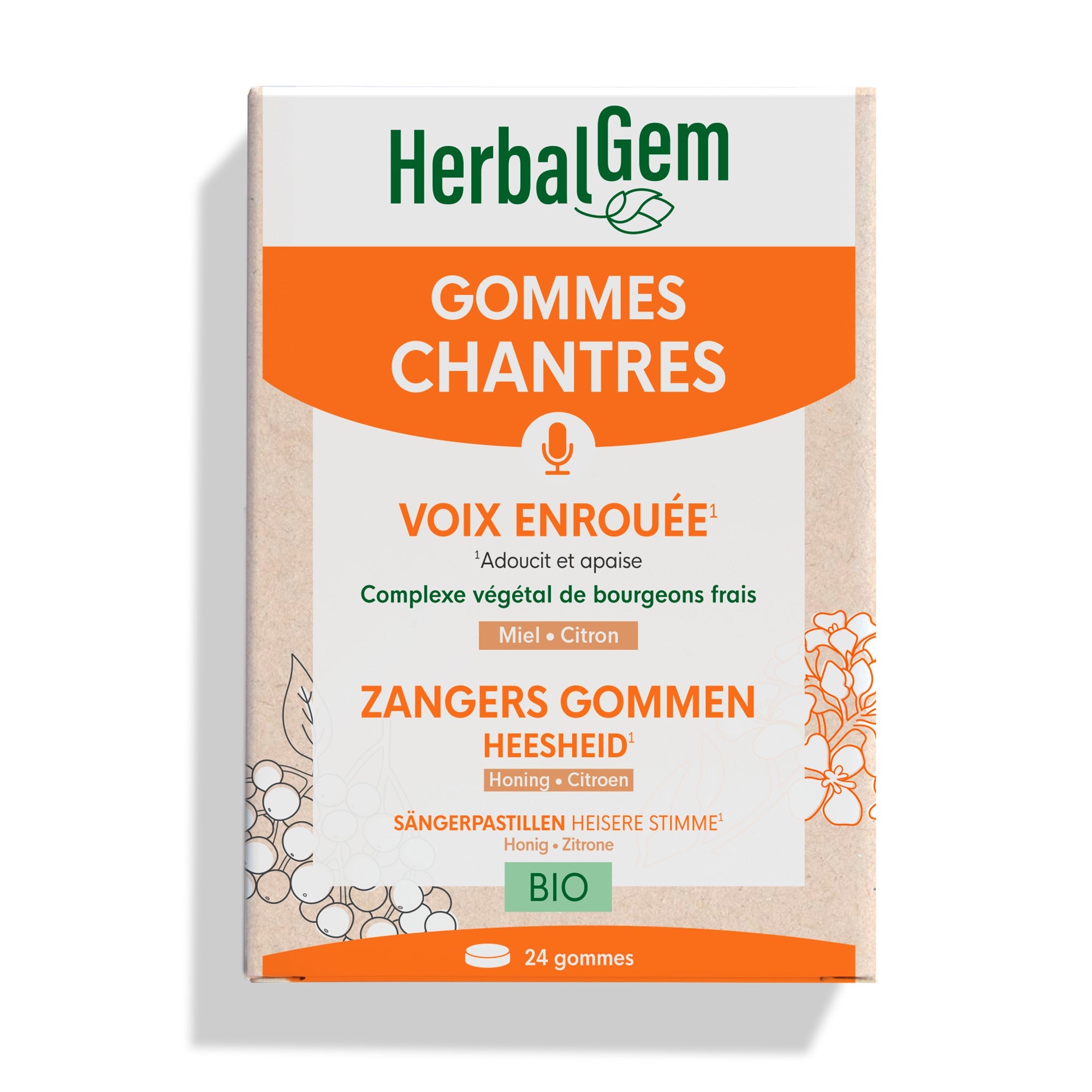 Gommes Chantres Voix - Bio