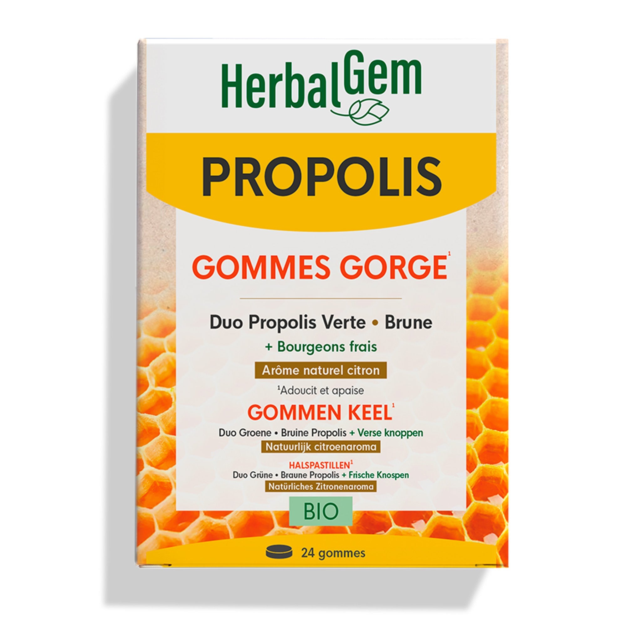 Gommes Gorge Propolis - Bio